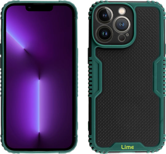 Lime Armadillo Camera Guard Back Cover Πλαστικό Πράσινο (iPhone 13 Pro Max)
