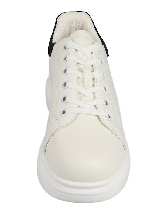 Damen Flatforms Sneakers Weiß