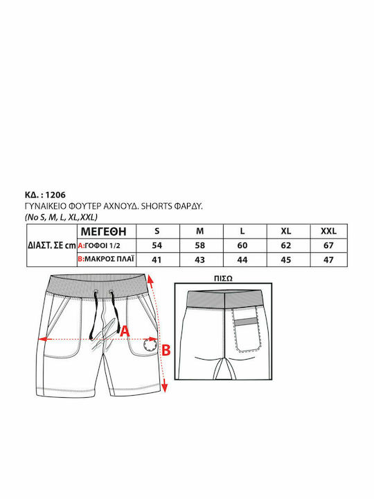 Women's Sporty Bermuda Shorts Gray