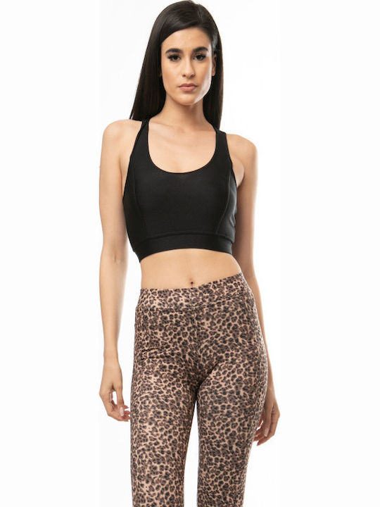 Women's Sports Bra without Padding Black