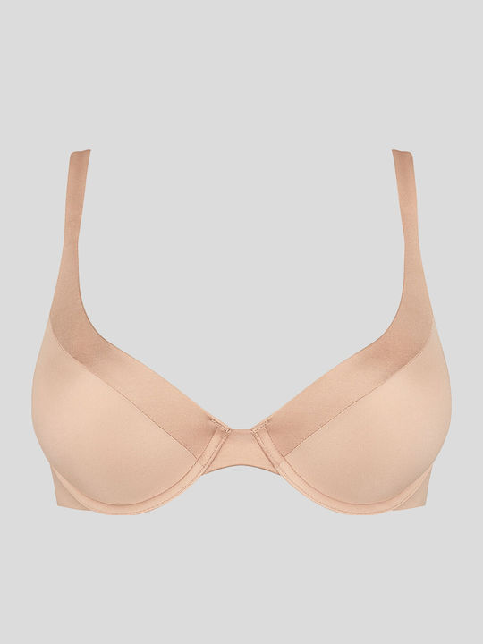 Body Make-Up Soft Touch Push Up Bra Underwire Beige