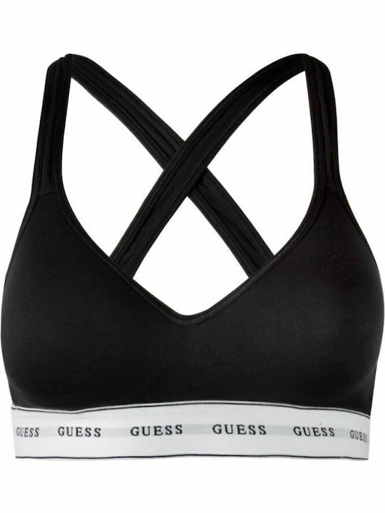 Carrie Women's Bra without Padding Black