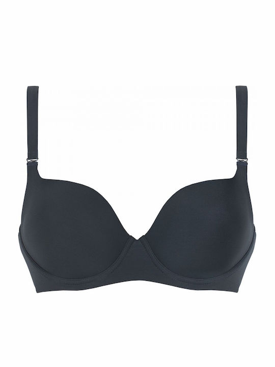 Secret Sense Balconette Balconette Bra without Padding Underwire Black