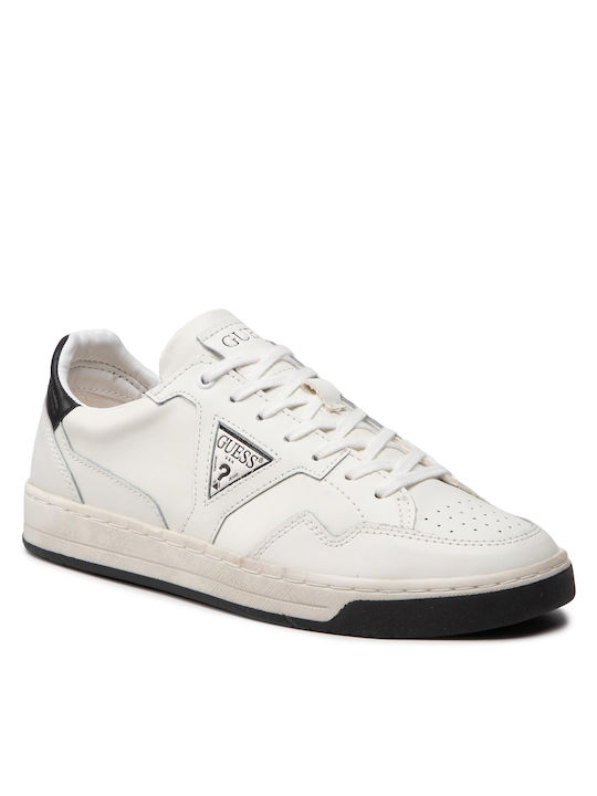 Guess Certosa Basket Ανδρικά Sneakers Λευκά