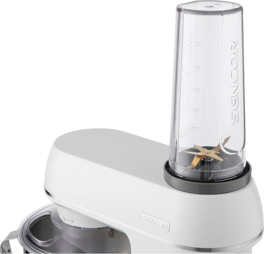 Sencor STM 3750WH Κουζινομηχανή 800W με Ανοξείδωτο Κάδο 4lt