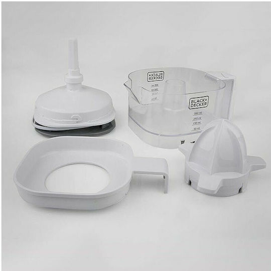 Black & Decker BXCJ25E Electric Juicer 25W with 350ml Capacity White