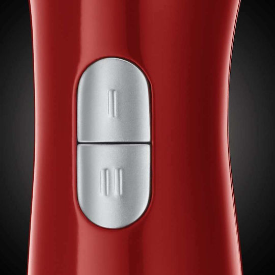 Russell Hobbs Russell Hobbs Handmixer mit Inox-Stab 500W Rote Farbe