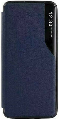 Hurtel Eco Leather View Synthetic Leather Book Blue (Redmi Note 10 5G / Poco M3 Pro)