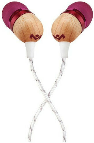 The House Of Marley Smile Jamaica Mic In-ear Handsfree with 3.5mm Connector Purple