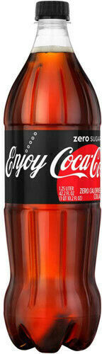 Coca-Cola Zero Cola με Ανθρακικό, Χωρίς Ζάχαρη σε Μπουκάλι 1500ml
