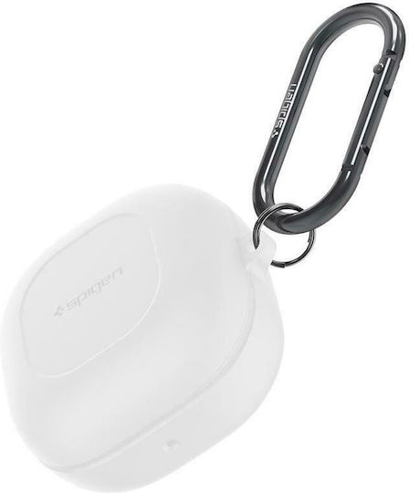 Spigen Silicone Fit Husă cu cârlig în culoarea Alb pentru Galaxy Buds Live / Pro