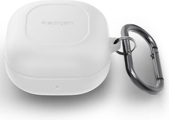 Spigen Silicone Fit Husă cu cârlig în culoarea Alb pentru Galaxy Buds Live / Pro