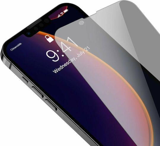 Baseus Anti Spy 0.3mm Privacy Tempered Glass 2pcs (iPhone 13 mini)