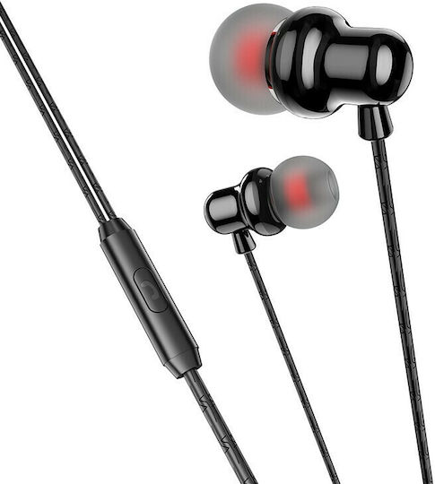 Borofone BM65 In-ear Handsfree with 3.5mm Connector Black