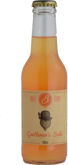 Three Cents Gentlemens Αναψυκτικό με Ανθρακικό σε Φιάλη 200ml