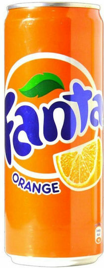 Fanta Πορτοκαλάδα με Ανθρακικό σε Κουτί 330ml
