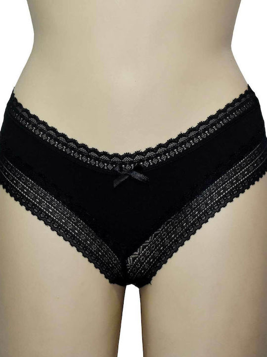 Women's Slip 2Pack with Lace Black