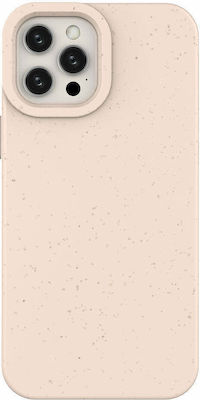 Hurtel Eco Back Cover Synthetic 2mm Pink (iPhone 12 / 12 Pro)