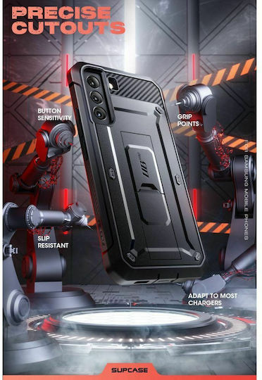 Supcase Unicorn Beetle Pro 360 Vollschutz Silikon 2mm Schwarz (Galaxy S22+ 5G)