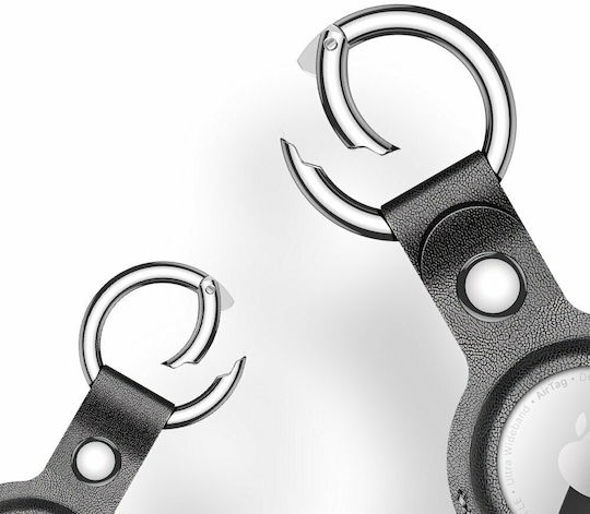 Dux Ducis Flexible Keychain Loop Калъф за ключодържател Силикон за AirTag Черно / Зелено / Розово / Синьо