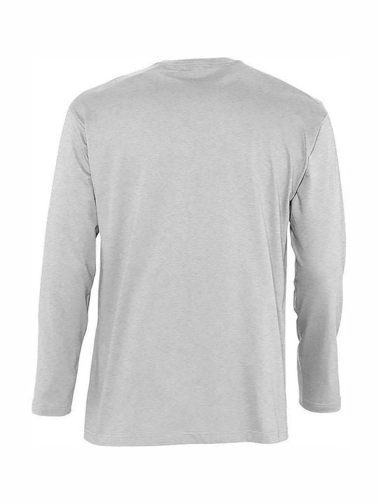 Sol's Monarch 11420 Men's Long Sleeve Promotional Sweatshirt Gray