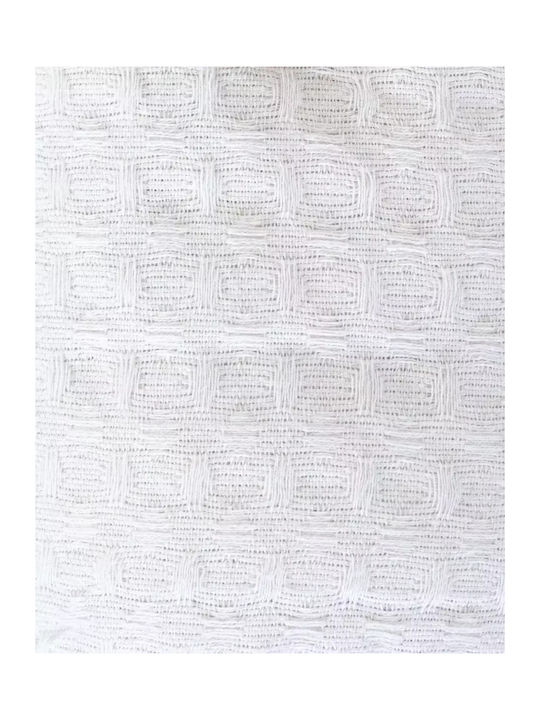 Pennie Pereira Pique King Size Blanket 260x280cm Λευκή