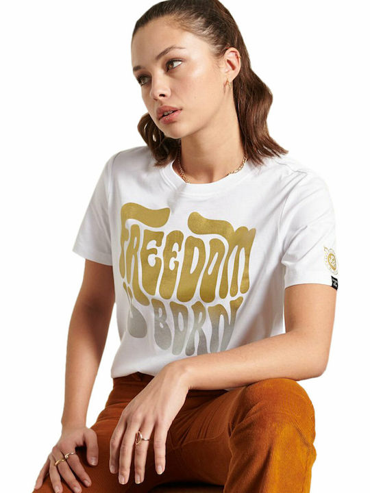 Military Narrative Γυναικείο T-shirt Λευκό