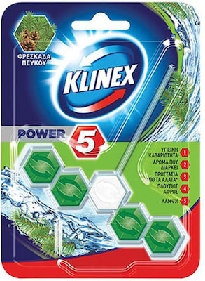 Klinex Power 5 Block Toilet Φρεσκάδα Πεύκου 55gr