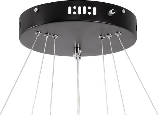 GloboStar Diamond Trio Hängelampe Schwarz 86x86x90cm.