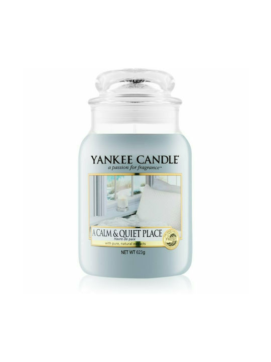 Yankee Candle Duftkerze Gefäß mit Duft Ruhiger und stiller Ort Gray 623gr 1Stück 1577119