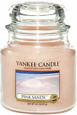Yankee Candle Aromatisches Kerze Signature in Gefäß mit Duft Pink Sands 411gr