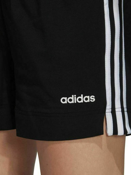 Essentials 3-Stripes Дамски Спортни Плувни Шорти Черни