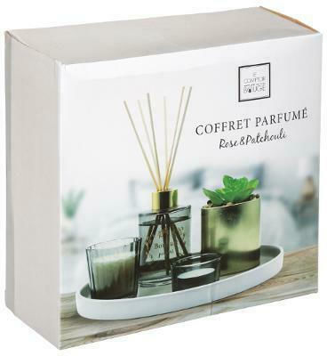 Σετ Diffuser με Άρωμα Τριαντάφυλλο 4τμχ