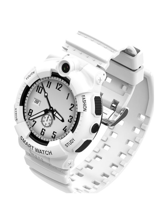 Wonlex Παιδικό Smartwatch KT25 4G με GPS & Κάμερα Λευκό