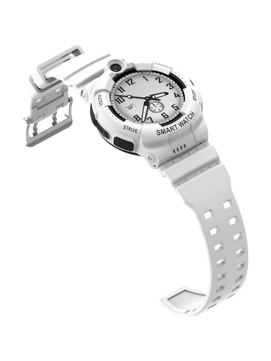 Wonlex Παιδικό Smartwatch KT25 4G με GPS & Κάμερα Λευκό