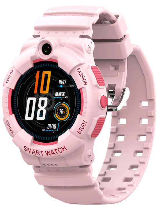 Wonlex Smartwatch Pentru Copii 4G Cu GPS Și Cameră Roz