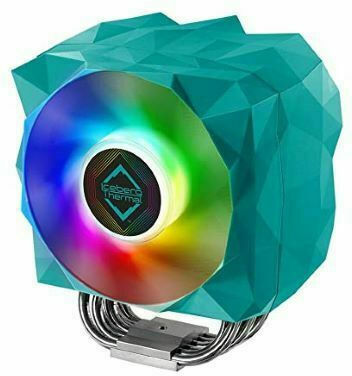 Iceberg Thermal IceSLEET X5 CPU Cooling Fan with ARGB for AM4/AM5/1200/115x Socket Green