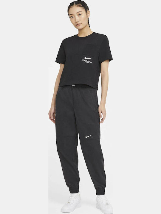 Swoosh Women's T-shirt Black