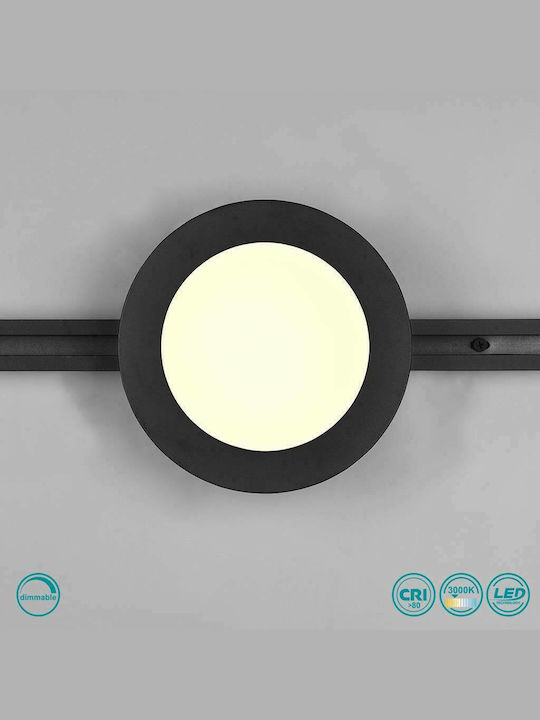 Trio Lighting Camillus Rotund În aer liber Panou LED Putere 9W cu Alb Cald Lumini 14.8x14.8cm.