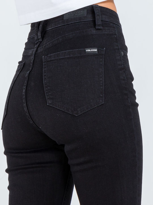 Liberator Ψηλόμεσο Γυναικείο Jean Παντελόνι σε Slim Εφαρμογή Μαύρο