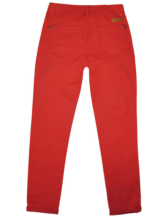Kids' Fabric Pants Red