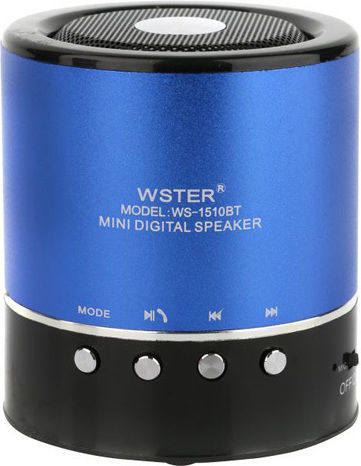 WSTER WS-633BT Boxă Bluetooth 3W cu Radio și Durată de Baterie până la 6 ore Albastru