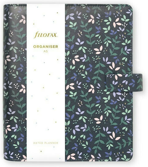 Filofax Garden Personal Dusk Daily Organizer Blue 22x23.3cm