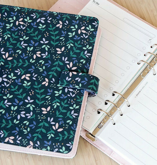 Filofax Garden Personal Dusk Daily Organizer Blue 22x23.3cm