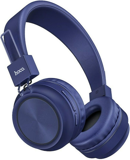Hoco W33 Безжични / Жични On Ear Слушалки с 10 часа Работа Сини