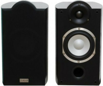 Taga Harmony Platinum S-40 V2 Paar Hi-Fi Lautsprecher Buch selbst 90W 2 Anzahl von Fahrern B23xT24.2xH35cm. Schwarz