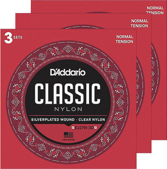 Daddario Classics Σετ Χορδών Nylon Κλασικής Κιθάρας 28 - 43" Normal Tension