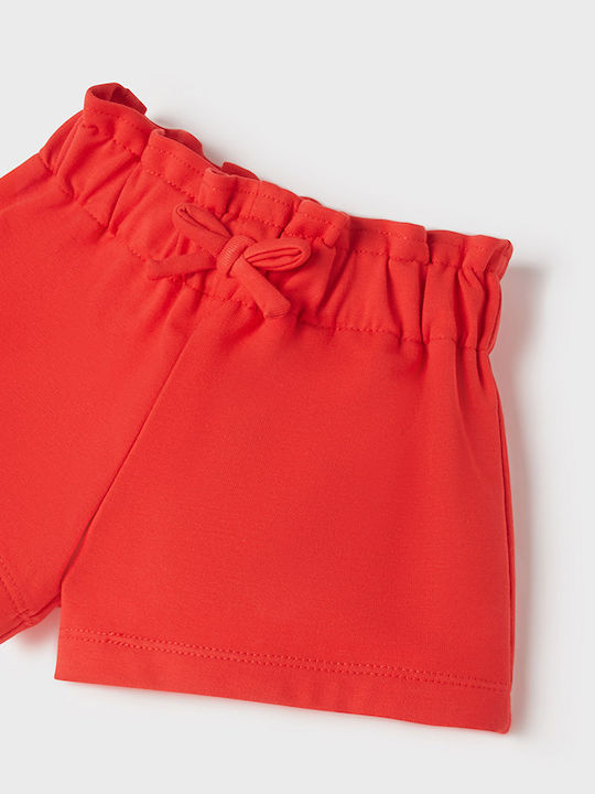Kinder-Shorts/Bermudas Stoff Ecofriends Rot
