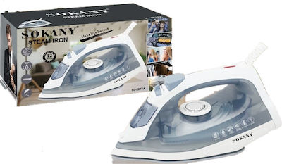 Sokany SL-2077A Steam Iron 1800W with Continuous Steam 25g/min