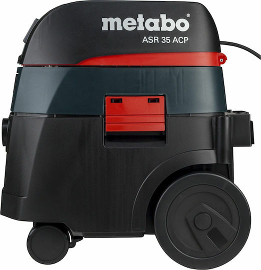 Metabo ASR ACP Σκούπα Υγρών / Στερεών 1400W με Πλαστικό Κάδο 35lt